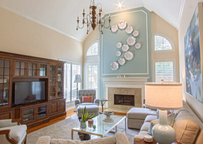 Living Room remodel, AP Interiors, Houston area interior design